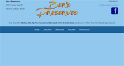 Desktop Screenshot of berspreserves.com